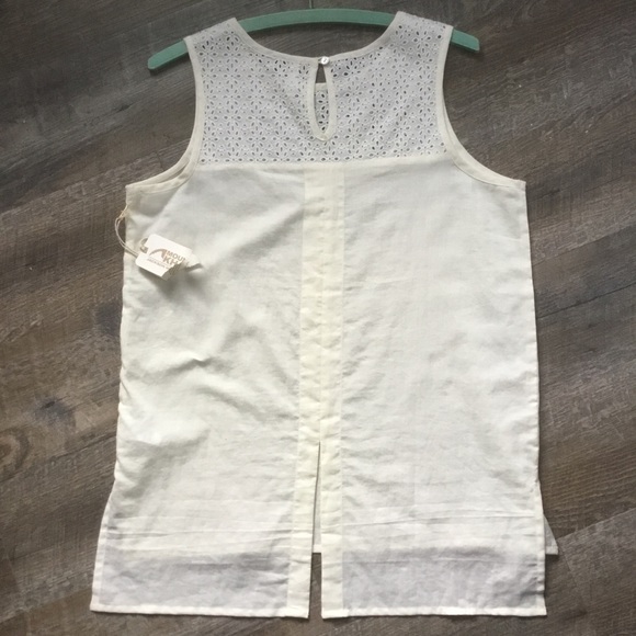 MK Jackson Hole Cotton Tank Cut Out Eyelet Detail - Picture 4 of 8